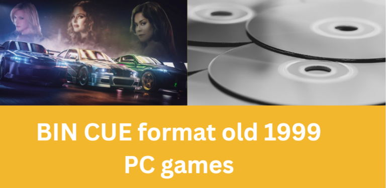 BIN CUE format old 1999 PC games