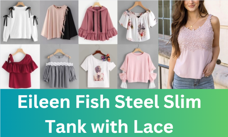 Eileen Fish Steel Slim Tank with Lace