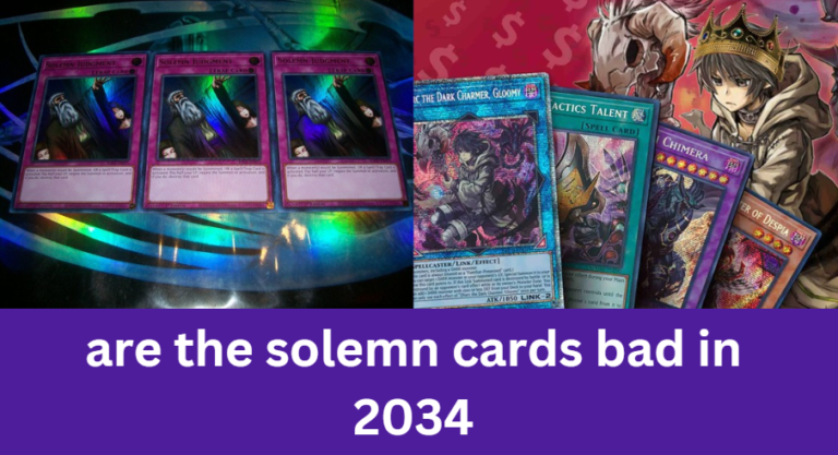 Are the Solemn Cards Bad in 2034