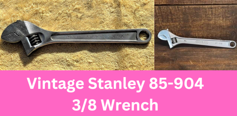 Vintage Stanley 85-904 3/8 Wrench